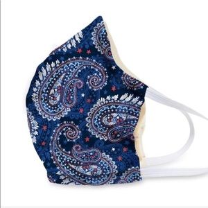 Vera Bradley Cotton Face Mask Fireworks Paisley